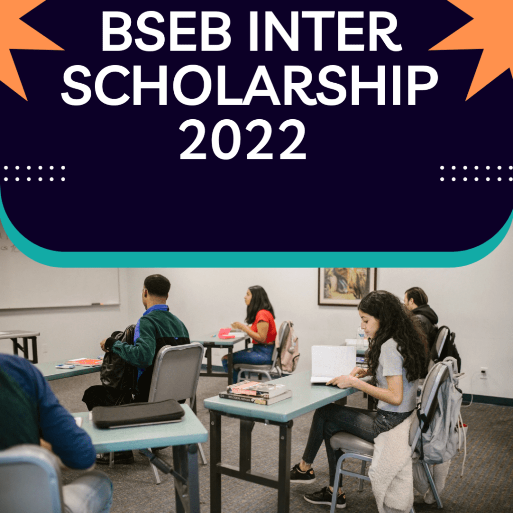 Apply Online For Bihar Board Inter 1st Division Pass Scholarship 2022