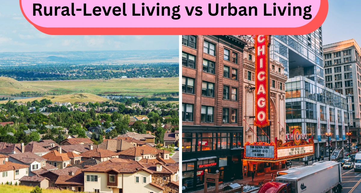 Rural-Level Living vs Urban Living: Lifestyle Contrasts in the Contemporary World