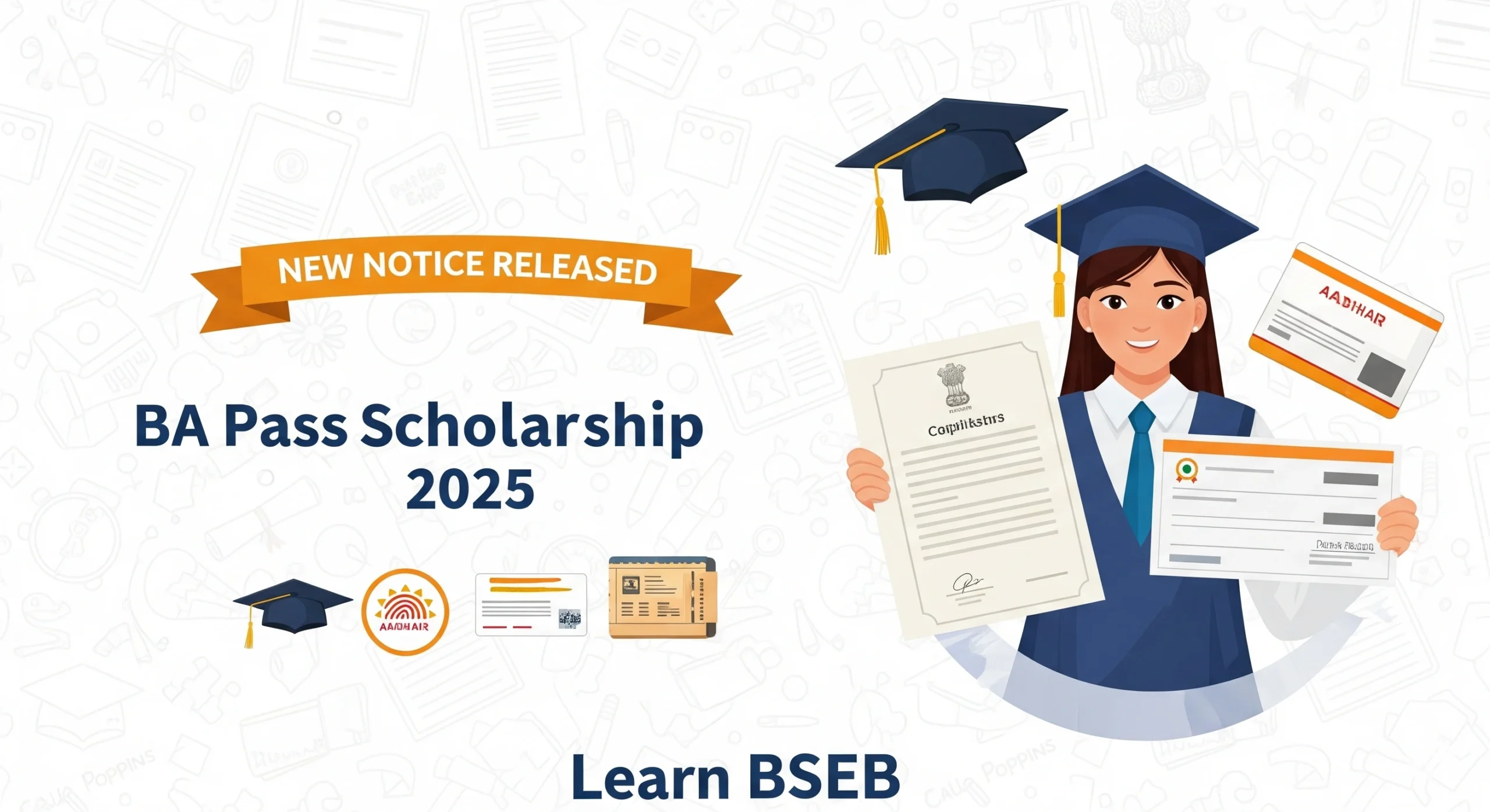 BA Pass Scholarship 2025 New Notice: Graduate pass students will get a ₹ 50,000 scholarship. Know the application date and process!
