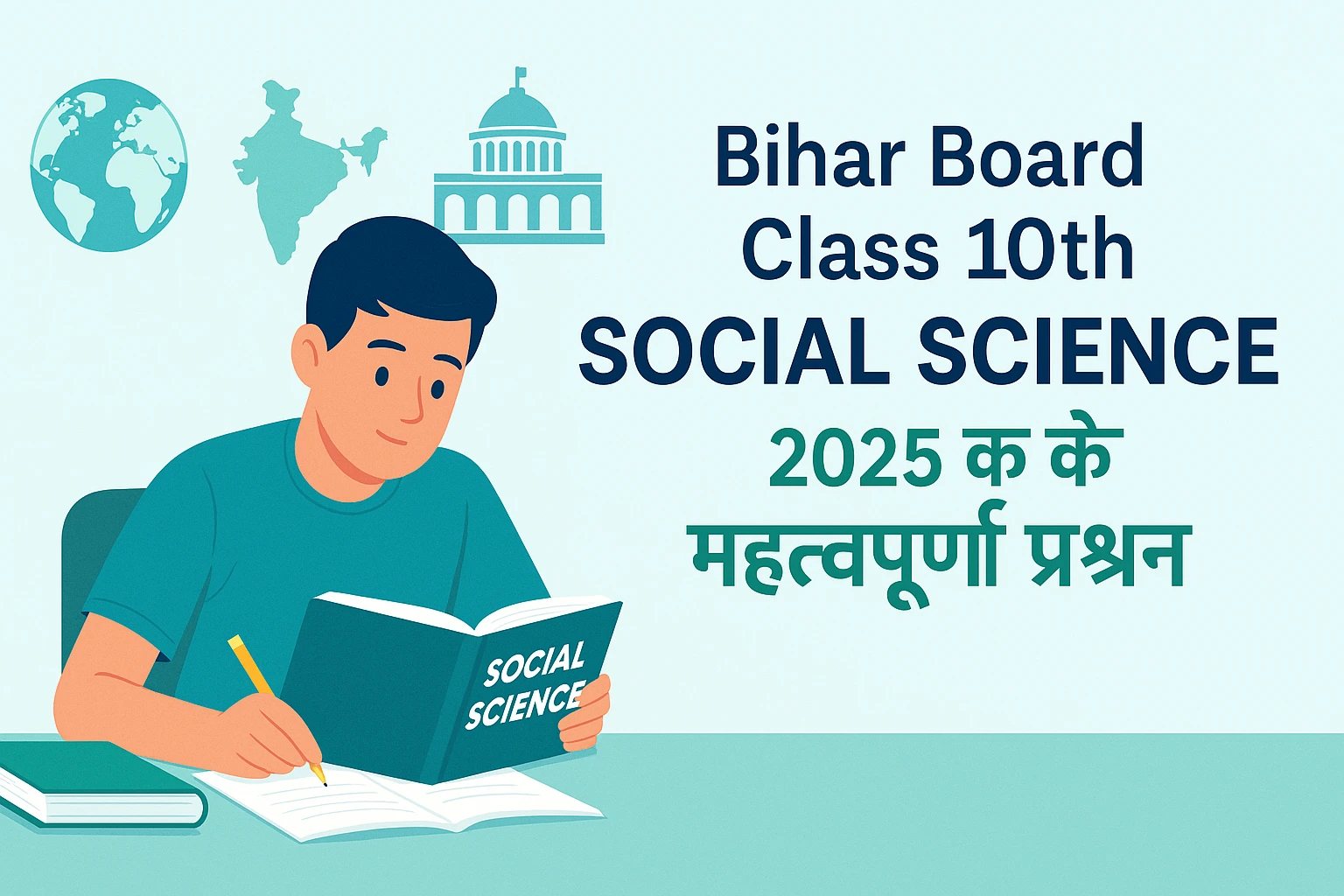 Bihar Board 10th Social Science Objective Questions 2025