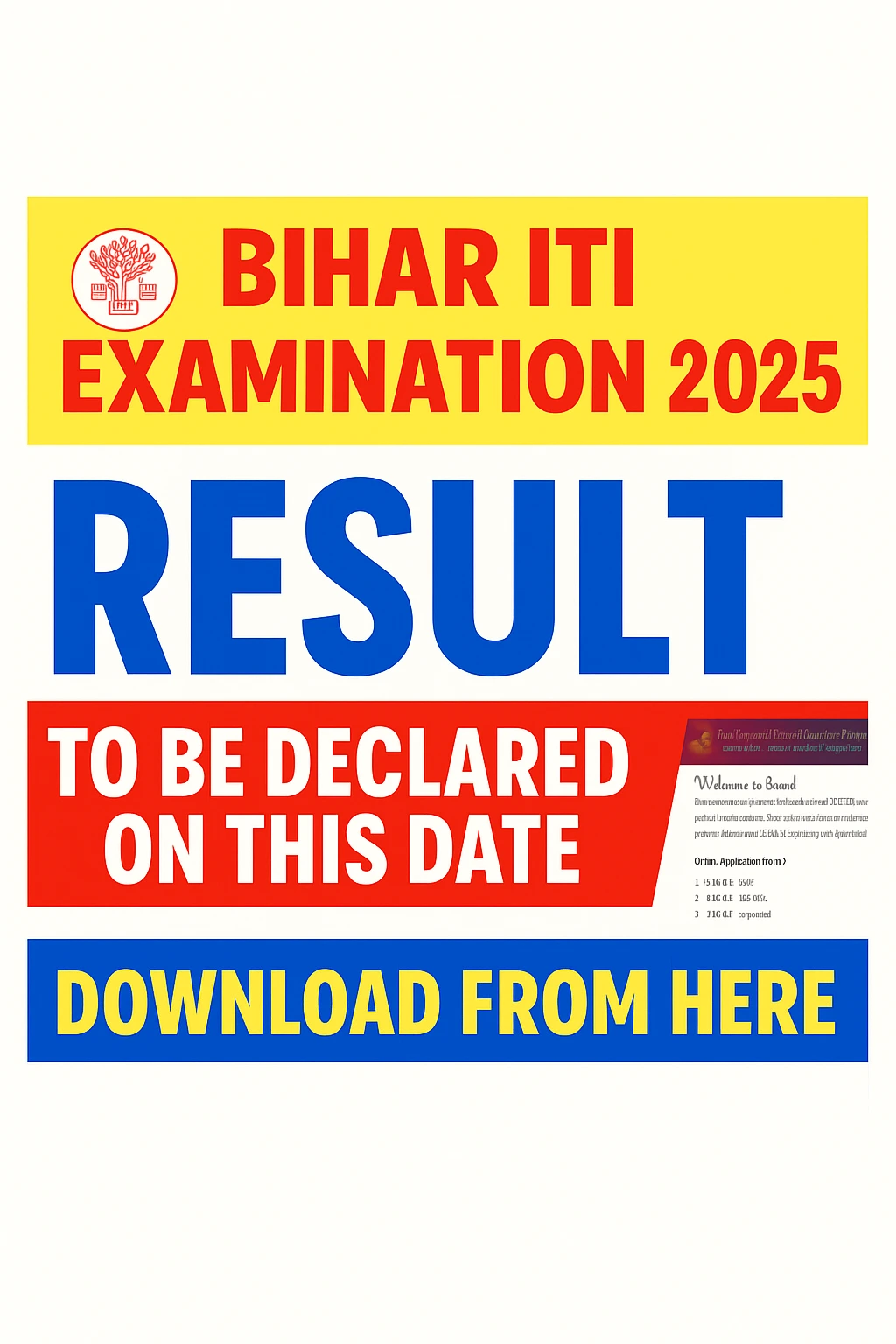 Bihar ITI Result 2025: Direct Link to Check Your Score Online (Coming Soon)