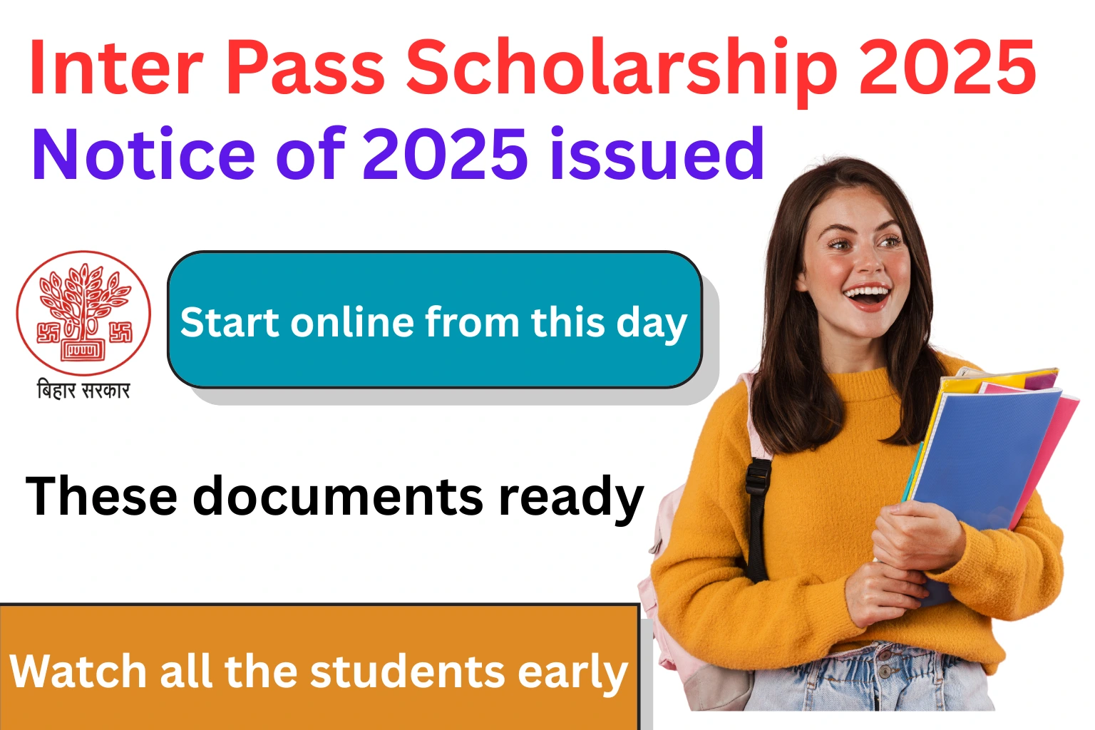 Bihar Board 12th Scholarship 2025 Online Application—Apply for Inter Pass 25 thousand from here?