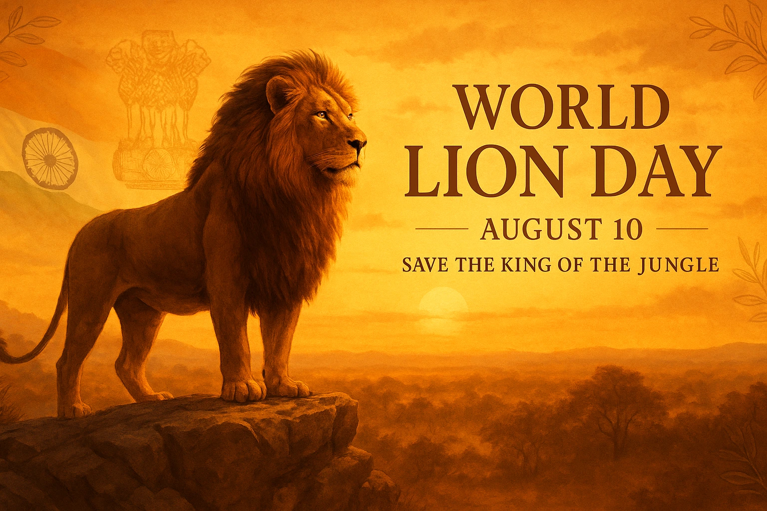 Lion Day Essay in English