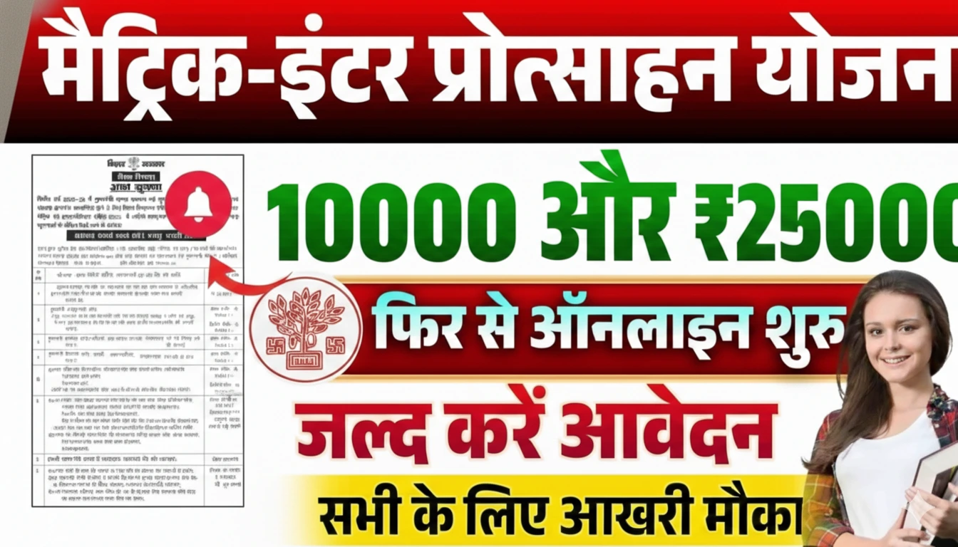 Bihar Board 10th & 12th Scholarship 2025: ऑनलाइन आवेदन, पात्रता और ₹25,000 की छात्रवृत्ति की पूरी जानकारी