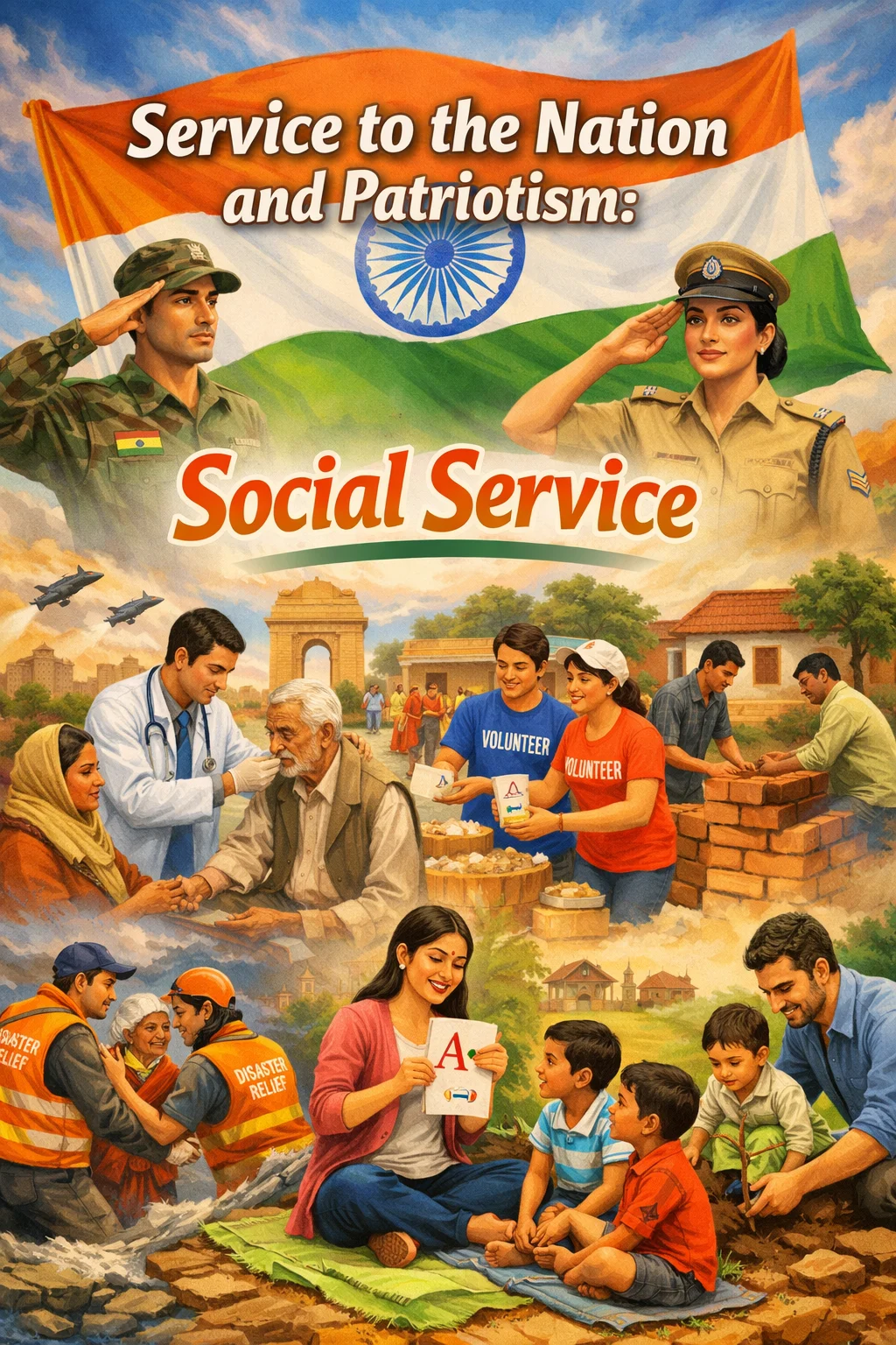 Service to the Nation and Patriotism: Social Service