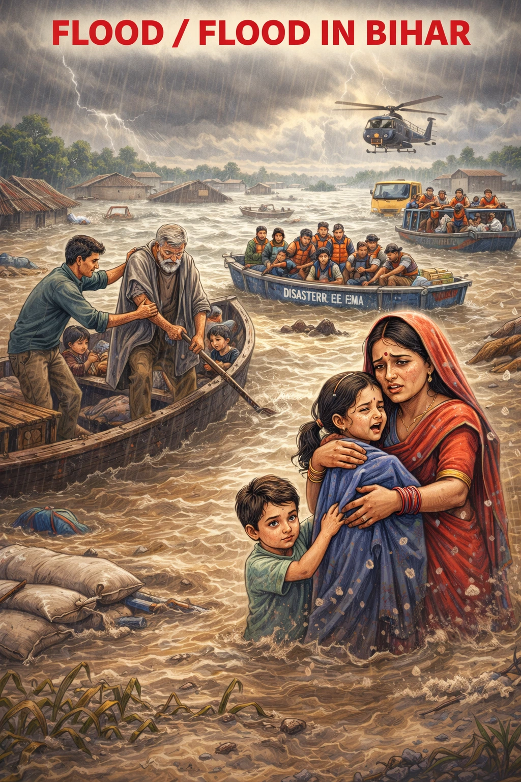 Flood / Flood in Bihar