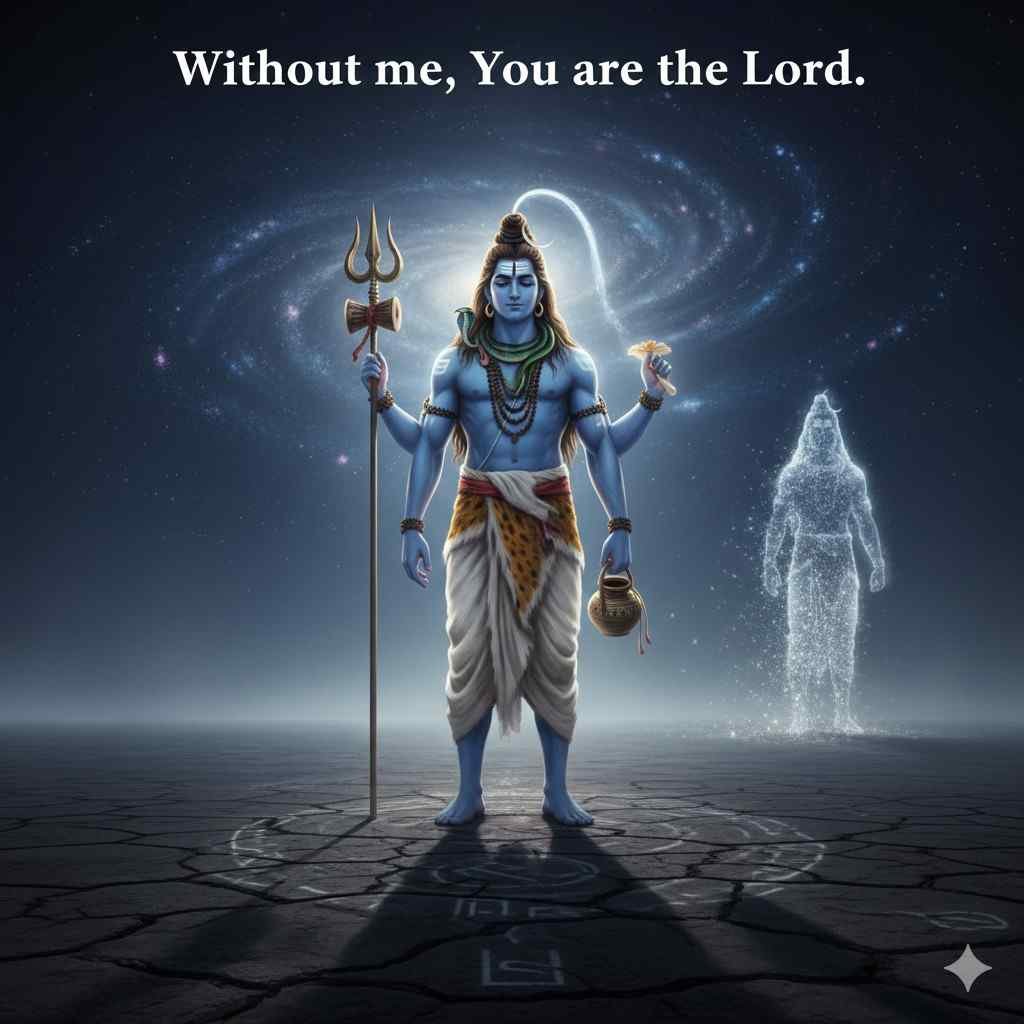 Without me you are the Lord