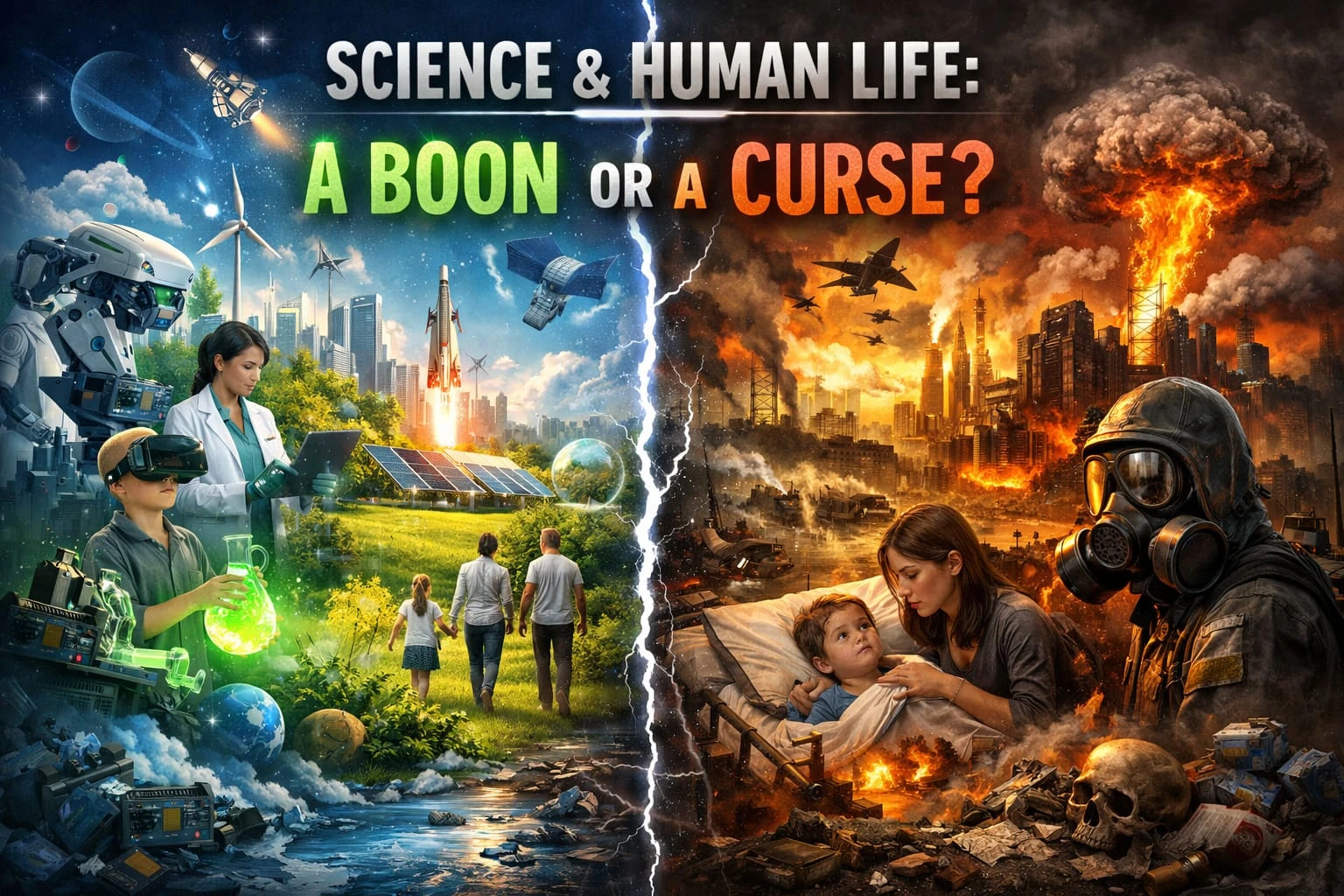 Science and Human Life: A Boon or a Curse