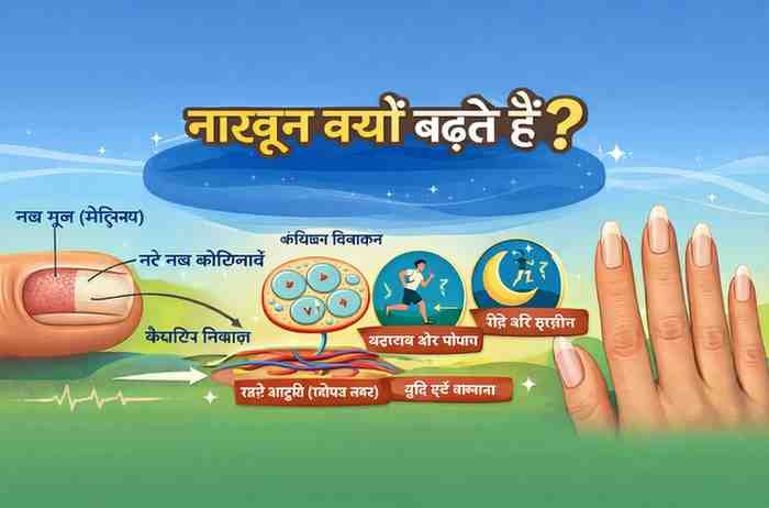 नाखून क्यों बढ़ते हैं