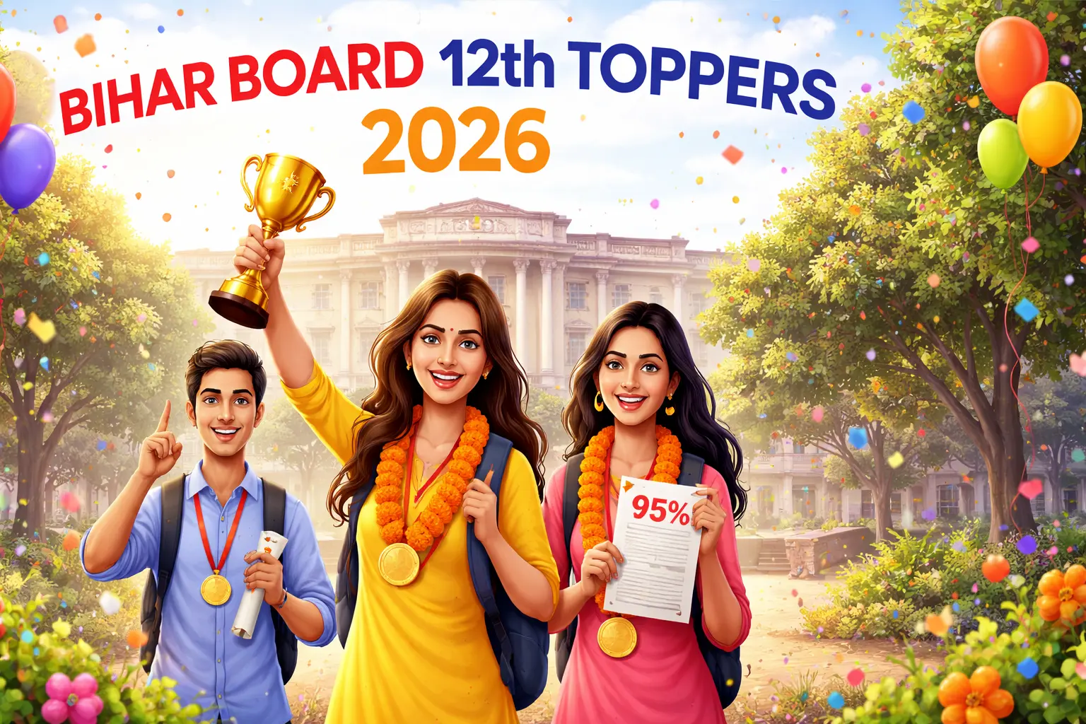Bihar Board 12th Topper List 2026 (Science, Arts, Commerce) – Full Details in Hindi
