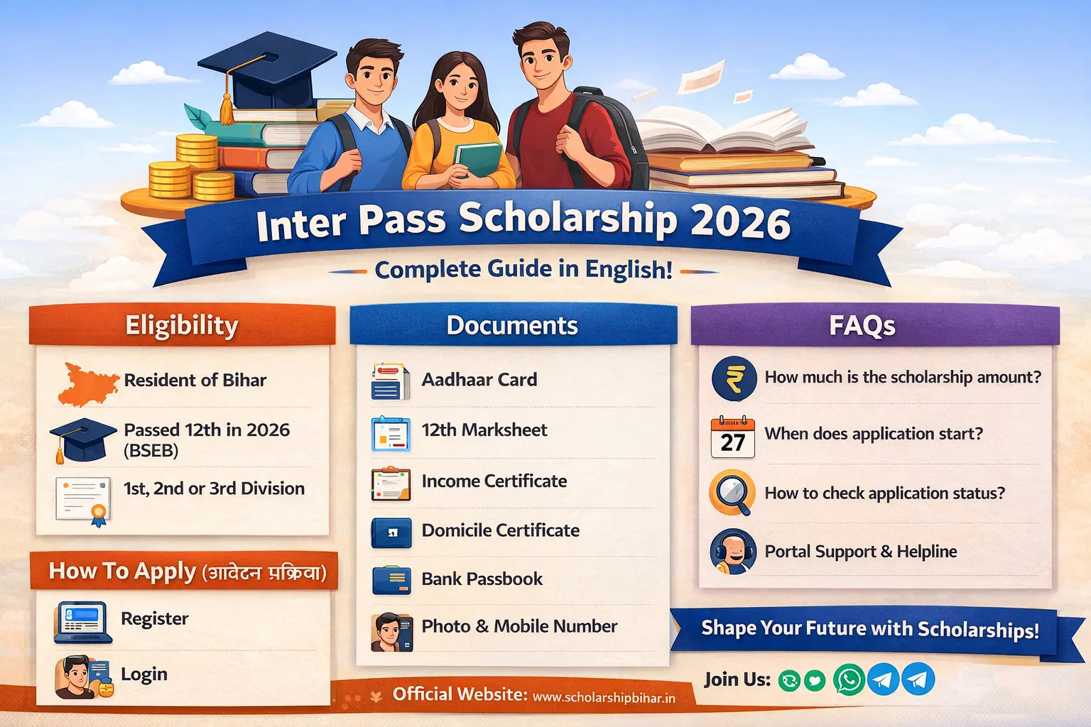 inter pass scholarship 2026