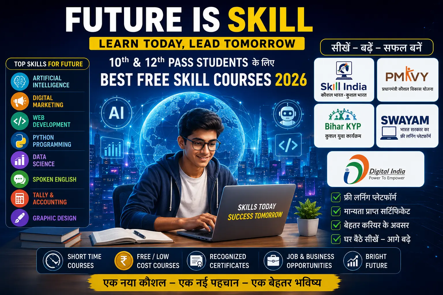 10th और 12th pass students के लिए 2026 में best fr