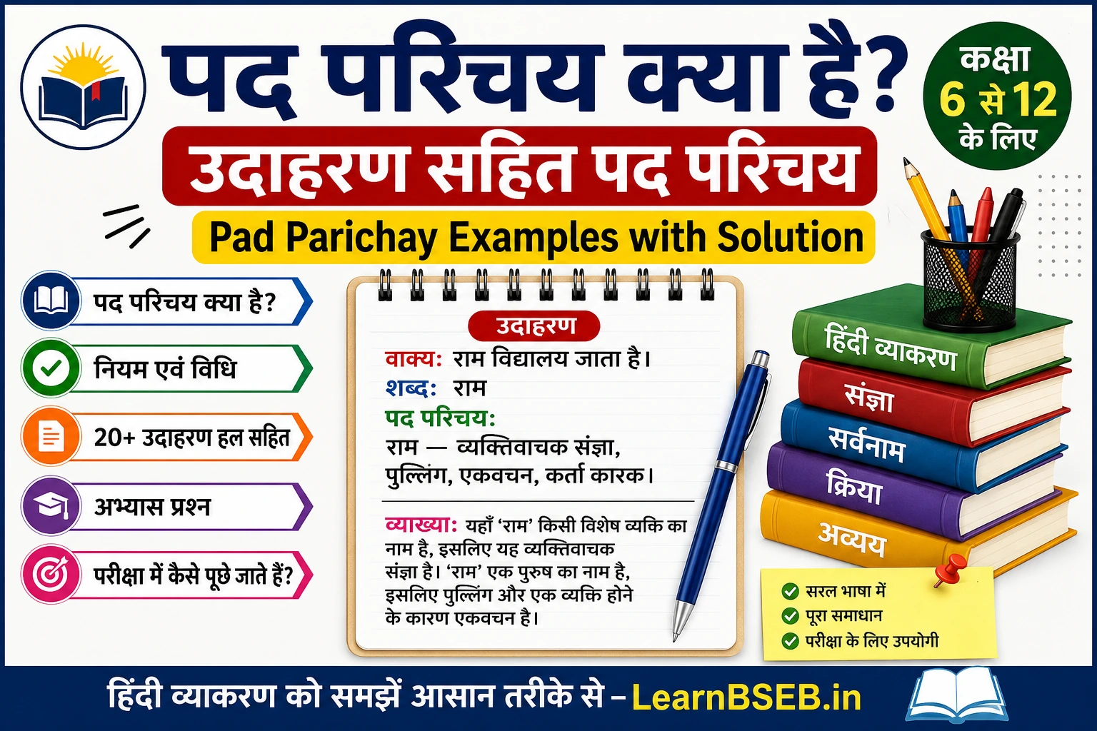 Pad Parichay Examples with Solution